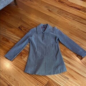 GNW Brown and White Patterned Blazer